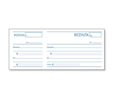 Blocco ricevute generiche - 10 x 22 cm - 100 fogli - conf. 5 pezzi - BM - 0100088 - 8008234000881 - DMwebShop - 1