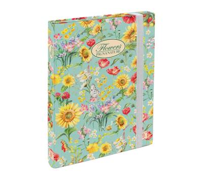 Cartella progetti Nature Flowers - 26 x 34 cm - dorso 3 cm - con elastico - conf. 6 pezzi - Pigna - 0089256D3 - 8005235009592 - DMwebShop - 2