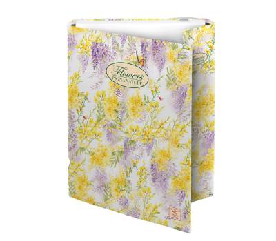 Cartella progetti Nature Flowers - 26 x 34 cm - dorso 3 cm - con elastico - conf. 6 pezzi - Pigna - 0089256D3 - 8005235009592 - DMwebShop - 3