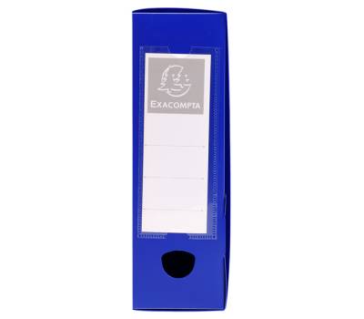 Scatola per archivio box - con bottone - 25 x 33 cm - dorso 8 cm - blu - Exacompta - 59832E - 3130630598329 - DMwebShop - 1