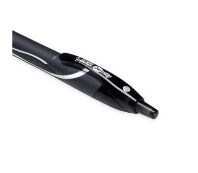 Penna a sfera a scatto Gelocity Quick Dry - punta 0,7 mm - nero - conf. 12 pezzi - Bic - 949873 - 3086123494664 - DMwebShop - 1