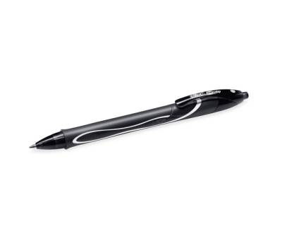 Penna a sfera a scatto Gelocity Quick Dry - punta 0,7 mm - nero - conf. 12 pezzi - Bic - 949873 - 3086123494664 - DMwebShop - 5