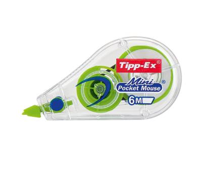 Correttore a nastro Mini Pocket Mouse - 5 mm x 6 mt - colori assortiti - conf. 10 pezzi - Tipp-ex - 926397 - 3086123379855 - DMwebShop - 2
