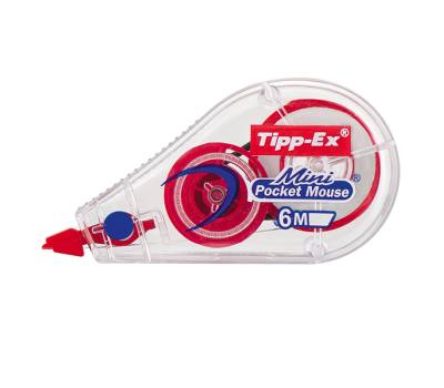 Correttore a nastro Mini Pocket Mouse - 5 mm x 6 mt - colori assortiti - conf. 10 pezzi - Tipp-ex - 926397 - 3086123379855 - DMwebShop - 3
