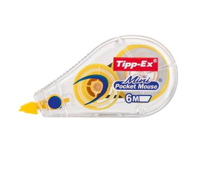 Correttore a nastro Mini Pocket Mouse - 5 mm x 6 mt - colori assortiti - conf. 10 pezzi - Tipp-ex - 926397 - 3086123379855 - DMwebShop - 4