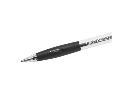 Penne a sfera a scatto Atlantis - punta 1 mm - nero - scatola 30 + 6 pezzi - Bic - 920287 - 3086123344532 - DMwebShop - 2