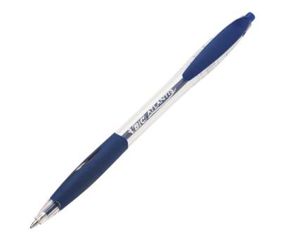 Penne a sfera a scatto Atlantis - punta 1 mm - blu - scatola 30 + 6 pezzi - Bic - 920286 - 3086123344525 - DMwebShop - 1