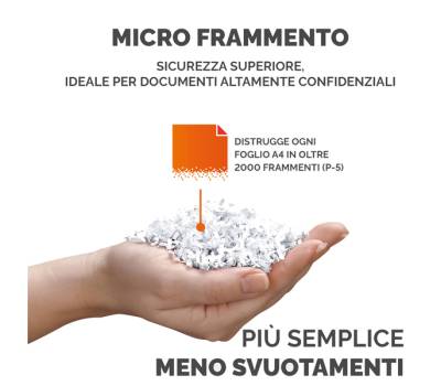 Distruggidocumenti LX-211 - a microframmenti - bianco - Fellowes - 5050301 - 50043859751544 - DMwebShop - 3