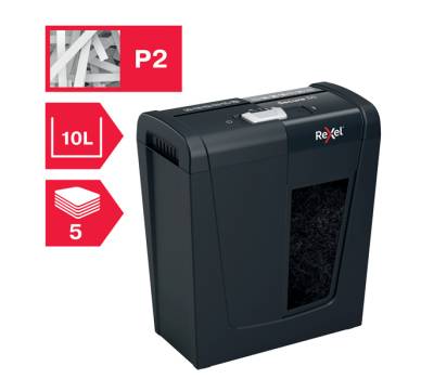 Distruggidocumenti Secure S5 - taglio a strisce - Rexel - 2020121EU - 5028252615259 - DMwebShop - 1