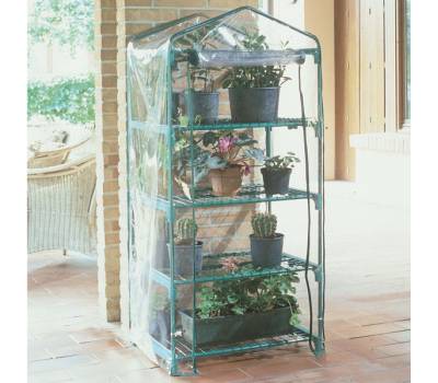 Serra Azalea - 4 ripiani - 70 x 50 x 158 cm - acciaio verniciato - Verdemax - 2494 - 8015358024945 - DMwebShop - 2