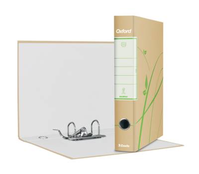 Registratore Oxford Green G84 - dorso 5 cm - protocollo 23 x 33 cm - avana - conf. 8 pezzi - Esselte - 397840501 - 8004157405017 - DMwebShop - 1
