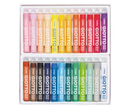 Pastelli a olio lunghezza 70 mm diametro 11 mm colori assortiti Giotto F293800 - 7349 - 1