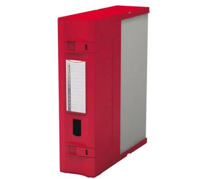 Scatola archivio Combi Box E600 - dorso 9 cm - 29,8 x 36,2 cm - rosso - Fellowes - E600RO - 8015687021981 - DMwebShop - 1