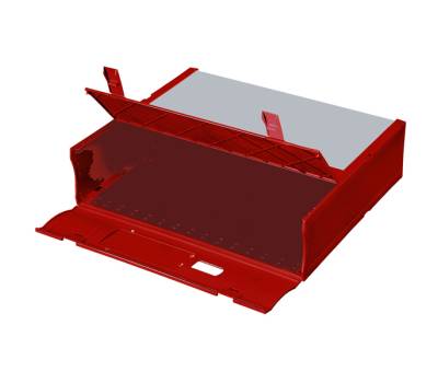 Scatola archivio Combi Box E600 - dorso 9 cm - 29,8 x 36,2 cm - rosso - Fellowes - E600RO - 8015687021981 - DMwebShop - 2