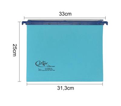 Cartella sospesa Joker - cassetto - interasse 33 cm - fondo V - 31,2 x 25 cm - blu - conf. 25 pezzi - Bertesi - 400/330 Link-A3 - 8058983261415 - DMwebShop - 1