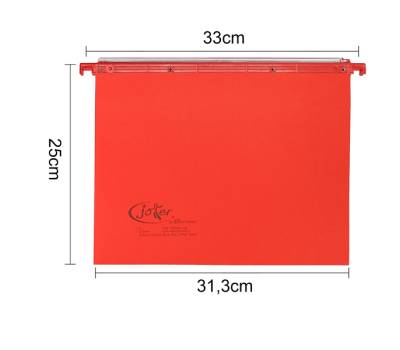 Cartella sospesa Joker - cassetto - interasse 33 cm - fondo V - 31,2 x 25 cm - rosso - conf. 25 pezzi - Bertesi - 400/330 Link-A4 - 8058983261422 - DMwebShop - 1