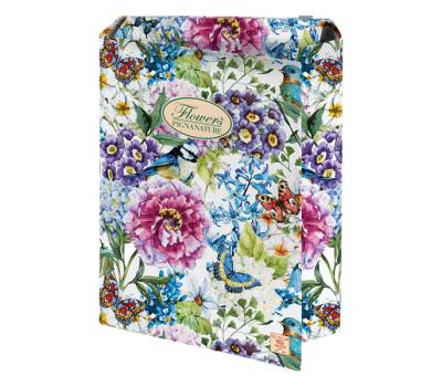 Cartella progetti Nature Flowers - 26 x 34 cm - dorso 7 cm - con elastico - conf. 3 pezzi - Pigna - 0089255D7 - 8005235009585 - DMwebShop - 1
