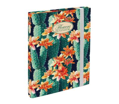 Cartella progetti Nature Flowers - 26 x 34 cm - dorso 7 cm - con elastico - conf. 3 pezzi - Pigna - 0089255D7 - 8005235009585 - DMwebShop - 3