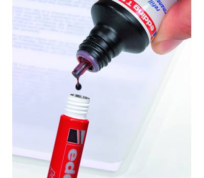 Ricarica Inchiostro per Marcatore Permanente - contenuto 30 ml - rosso - Edding - E-T25 002 - 4004764023875 - DMwebShop - 1