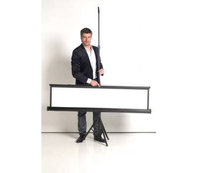 Schermo di proiezione su treppiede - 150 x 150 cm - bianco - Bi-office - 9D006020 - 9D006020 - DMwebShop - 1