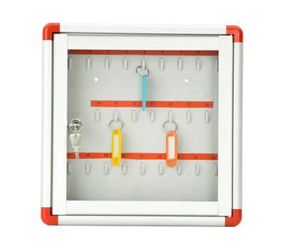 Bacheca murale portachiavi - 30 x 30 cm - 25 posti - Metalplus - 2184/0 - 8022715218404 - DMwebShop - 1