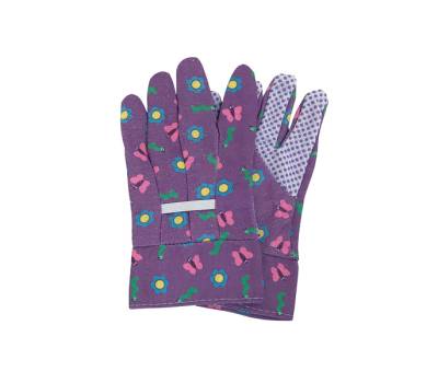 Guanti da giardino bambino - con palmo puntinato - taglia S - PVC - fantasie assortite - Verdemax - 4936 - 8015358049368 - DMwebShop - 1
