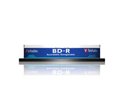 Scatola 10 DVD Blu Ray BD-R SL - Jewel Case - Bianco-Blu - 25 Gb - Verbatim - 43742 - 23942437420 - DMwebShop - 1