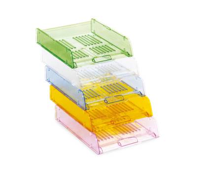 Vaschetta portacorrispondenza TR25310 - 26 x 34 x 6 cm - azzurro trasparente - conf. 10 pezzi - Arda - TR25310BL - 8003438125330 - DMwebShop - 1