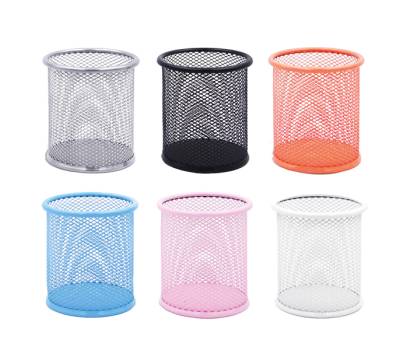 Bicchieri portapenne - rete metallica colorata - 8,5 x 10 cm - conf. 6 pezzi - Lebez - 1226 - 8007509037010 - DMwebShop - 1