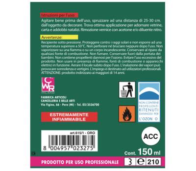 Vernice spray - 150 ml - argento - Deco - 615/2 - 5410764216565 - DMwebShop - 1