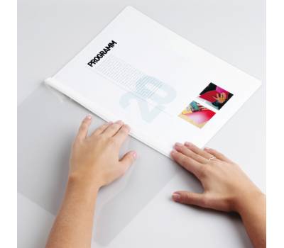 Cartellina per rilegatura Durabind - PVC - 21 x 29,7 cm - bianco - conf. 25 pezzi - Durable - 2250-02 - 4005546200293 - DMwebShop - 2