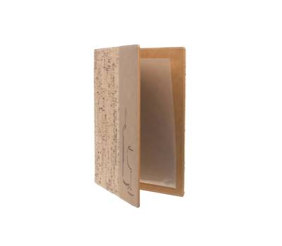 Carta dei vini Design - sughero - A4 - 24 x 34 cm - 1 inserto doppio incluso - Securit - MC-DRWC-CORK - 8717624246883 - DMwebShop - 1
