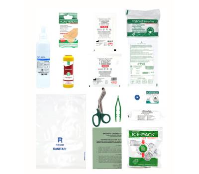 Valigetta di pronto soccorso Medic 1 - 25 x 19 x 9 cm - fino a 2 persone - arancio - Pvs - CPS513 - 8034028010071 - DMwebShop - 2