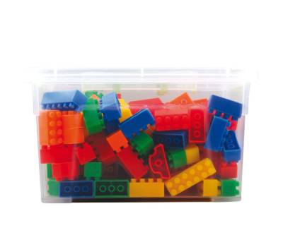 Mattoncini Micro da costruzione - in ABS - colori assortiti - bauletto da 350 pezzi - Cwr - 12334/1 - 8004957123340 - DMwebShop - 1
