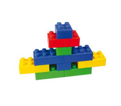 Mattoncini Micro da costruzione - in ABS - colori assortiti - bauletto da 350 pezzi - Cwr - 12334/1 - 8004957123340 - DMwebShop - 3