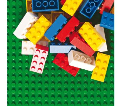 Mattoncini Micro da costruzione - in ABS - colori assortiti - bauletto da 350 pezzi - Cwr - 12334/1 - 8004957123340 - DMwebShop - 4