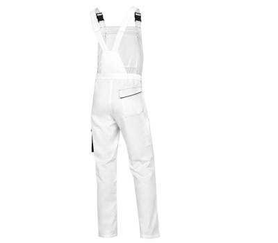 Salopette da lavoro Panostyle M6SAL - sargia-poliestere-cotone - bianco-grigio - taglia XL - Deltaplus - M6SALBCXG - 3295249236106 - DMwebShop - 1
