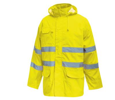 Completo antipioggia alta visibilita' Cover - taglia XL - giallo fluo - U-power - HL168YF-XL - 8033546387115 - DMwebShop - 1