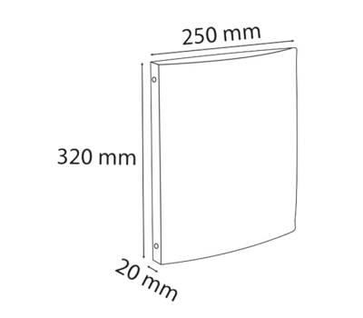 Raccoglitore foderato - PPL - 4 anelli tondi 15 mm dorso 2 cm - f.to utile 22 x 30 cm - colori assortiti - conf. 20 pezzi - Exacompta 51169E - 3130630511694 - DMwebShop - 8