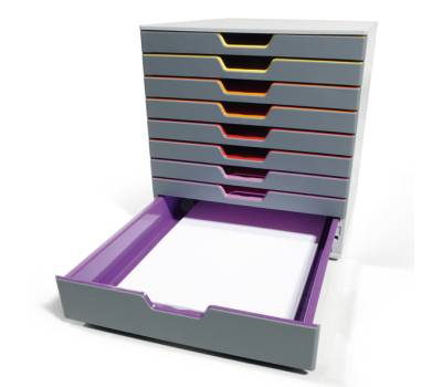 Cassettiera Varicolor - 28 x 35,6 x 29,2 cm - 10 cassetti - Durable - 7610-27 - 4005546701615 - DMwebShop - 2