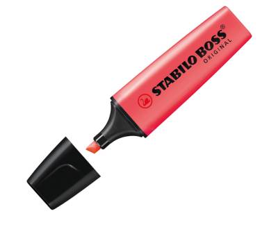 Evidenziatore Boss Original - punta a scalpello - tratto 2 - 5 mm - colori assortiti - busta 6 pezzi - Stabilo - 70/6 - 4006381215701 - DMwebShop - 3