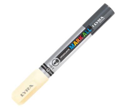 Marcatore a base d'acqua Graduate Mark All - punta tonda 2mm - giallo chiaro - Lyra - L6820005 - 4084900015629 - DMwebShop - 1