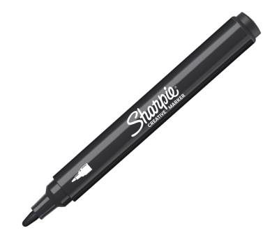 Marcatore acrilico - punta tonda - bianco-nero - conf. 2 pezzi - Sharpie - 2201181 - 3026982011817 - DMwebShop - 1