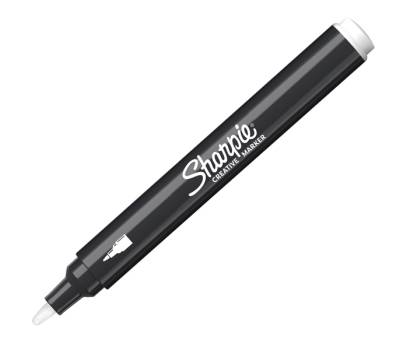 Marcatore acrilico - punta tonda - bianco-nero - conf. 2 pezzi - Sharpie - 2201181 - 3026982011817 - DMwebShop - 2
