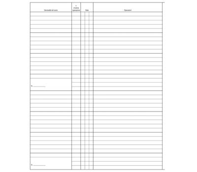 Registro libro soci SPA-SRL - 31 x 24,5 - 47 pagine - numerate - Edipro - E2376 - 8023328237608 - DMwebShop - 1