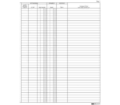 Registro libro soci SPA-SRL - 31 x 24,5 - 47 pagine - numerate - Edipro - E2376 - 8023328237608 - DMwebShop - 2