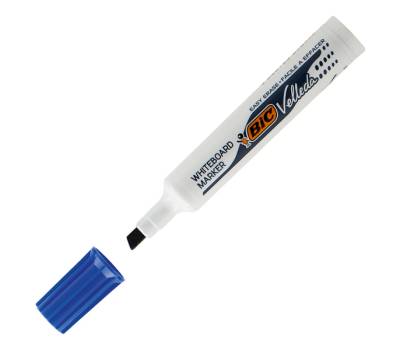 Pennarello Whiteboard Marker Velleda 1791 - punta a scalpello da 3,3 a 4,6 mm - astuccio 4 colori - Bic - 8757892 - 3086123155992 - DMwebShop - 2
