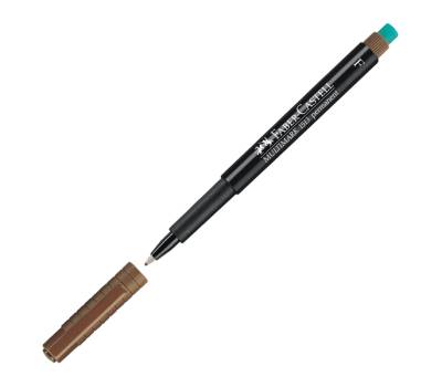 Pennarello Multimark universale permanente con gomma - punta fine 0,6 mm - astuccio 8 colori - Faber Castell - 151309 - 4005401513094 - DMwebShop - 8