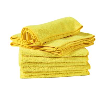 Panni microfibra Ultrega - 40 x 40 cm - giallo - pack 10 pezzi - Perfetto - 26600 - 8052474266002 - DMwebShop - 1