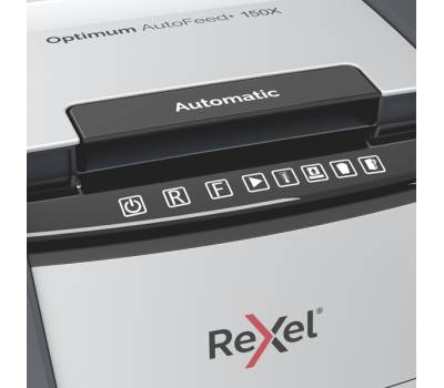 Distruggidocumenti Optimum AutoFeed+ 150X - a frammenti - Rexel - 2020150XEU - 5028252613897 - DMwebShop - 2